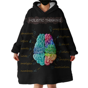 Holistic Thinking SWLF2856 Hoodie Wearable Blanket