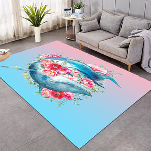 Rosy Whales SW1295 Rug