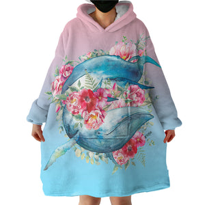 Rosy Whale SWLF1295 Hoodie Wearable Blanket