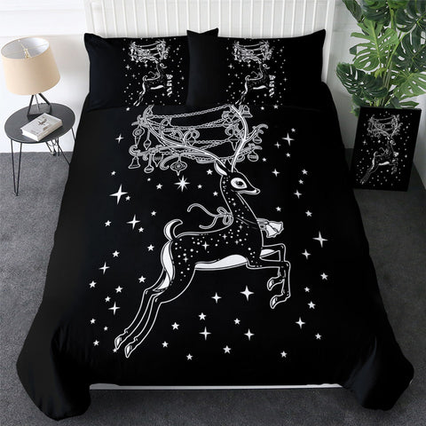 Image of Deer Starry Bedding Set - Beddingify