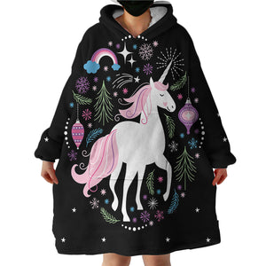 Magical Unicorn SWLF0665 Hoodie Wearable Blanket