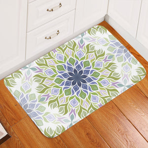 Floral Hexagon Door Mat