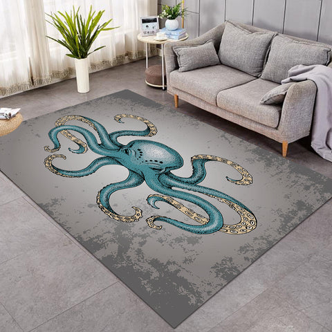 Image of Gray Octopus SW0081 Rug