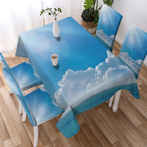 Image of Into the Blue Tablecloth - Beddingify