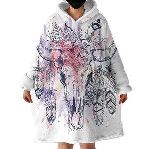 Wounded Trophyhead SWLF0098 Hoodie Wearable Blanket