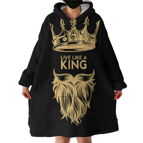 Image of Live Like A King SWLF0517 Hoodie Wearable Blanket