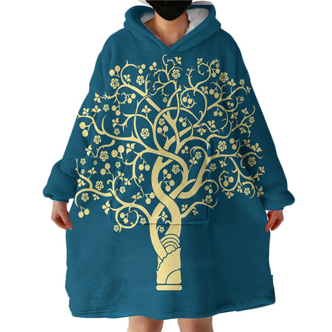 Image of Gilded Tree Of Life SWLF0626 Hoodie Wearable Blanket