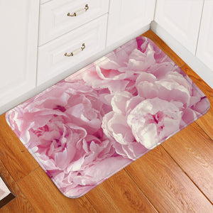 Pure Pink Flowers Door Mat