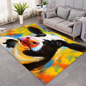 Cow Mugshot White SW0095 Rug