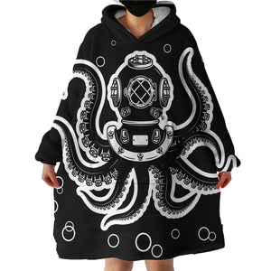 Octopus SWLF0063 Hoodie Wearable Blanket