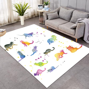 Colorful Kitty Patterns SW0026 Rug