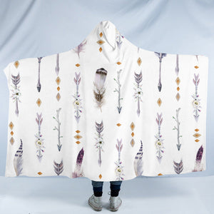 Feathers & Arrows SW1096 Hooded Blanket