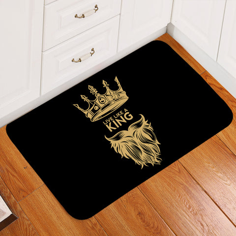 Image of Live Like A King Door Mat