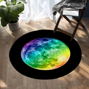 Colorful Moon SW1495 Round Rug