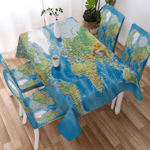 Image of The Seven Seas Tablecloth - Beddingify