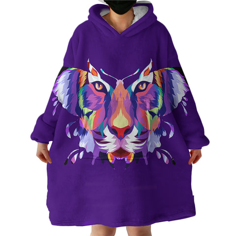 Image of Camouflaged Butterfly SWLF1910 Hoodie Wearable Blanket