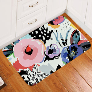 Painted Bouquet Door Mat