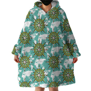 Compass SWLF2183 Hoodie Wearable Blanket