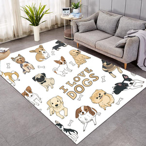 I Love Dogs SW0001 Rug