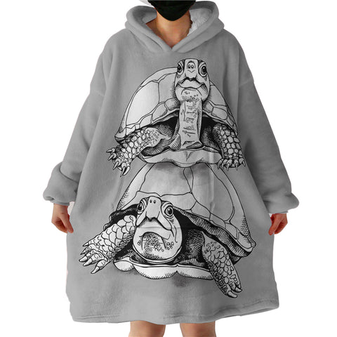 Image of Tortoise SWLF2692 Hoodie Wearable Blanket