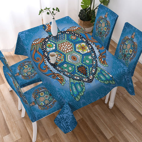 Image of The Turtle Totem Tablecloth - Beddingify