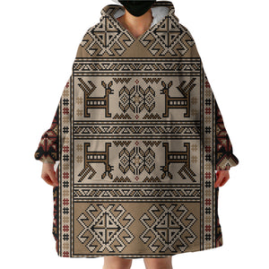 Rug Patterns SWLF2855 Hoodie Wearable Blanket