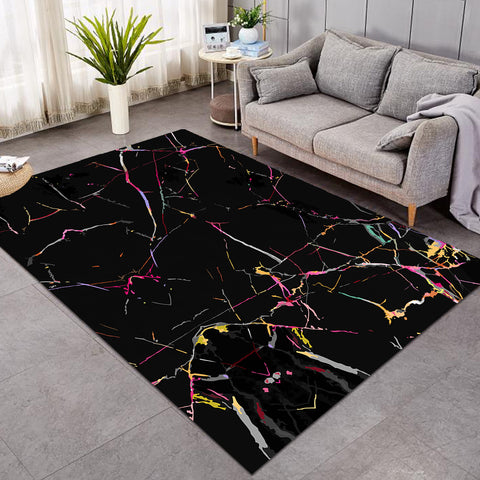 Image of Color Crack Tiles SW0531 Rug