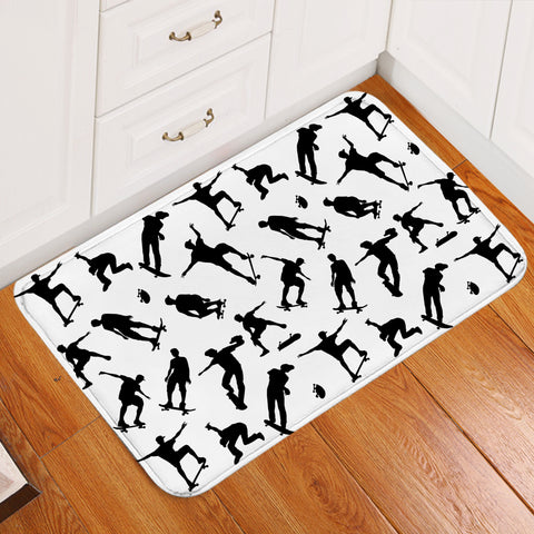 Image of Skater Shadows Door Mat