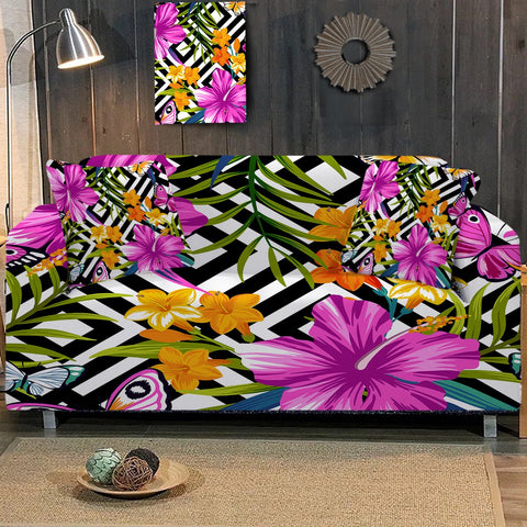 Image of The Flower Garden Sofa Cover - Beddingify