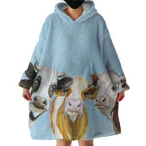 Commoonity SWLF2705 Hoodie Wearable Blanket