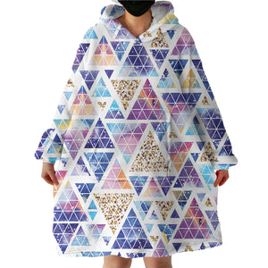 Geometric Patterns SWLF0452 Hoodie Wearable Blanket