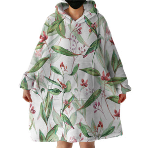 Delicate Flowers SWLF2332 Hoodie Wearable Blanket