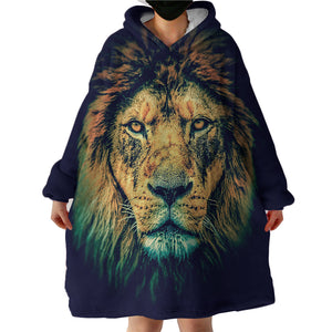 Lion SWLF2481 Hoodie Wearable Blanket