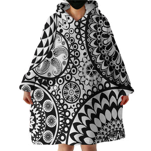 Hypnotic Patterns SWLF2391 Hoodie Wearable Blanket