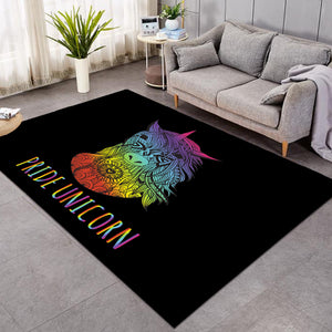 Pride Unicorn Black SW0060 Rug