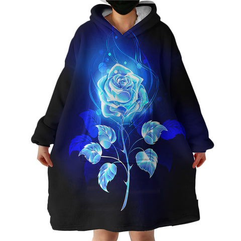 Image of Ethereal Rose SWLF0069 Hoodie Wearable Blanket