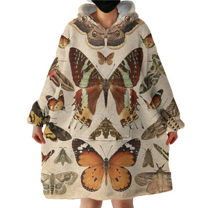 Butterfly Collector SWLF1893 Hoodie Wearable Blanket