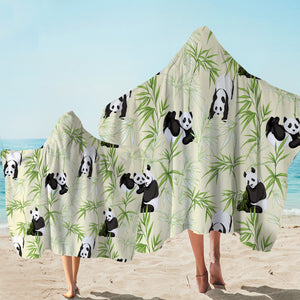 Panda Bamboos Hooded Towel