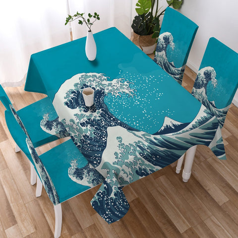 Image of The Great Wave Tablecloth - Beddingify