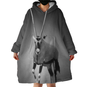 B&W Onyx SWLF2699 Hoodie Wearable Blanket