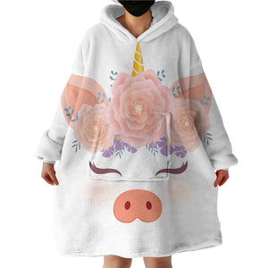 Magical Piggy SWLF0073 Hoodie Wearable Blanket