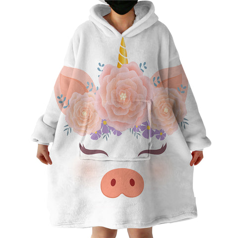 Image of Magical Piggy SWLF0073 Hoodie Wearable Blanket