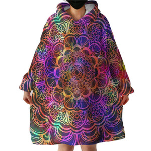 Mandala SWLF2193 Hoodie Wearable Blanket