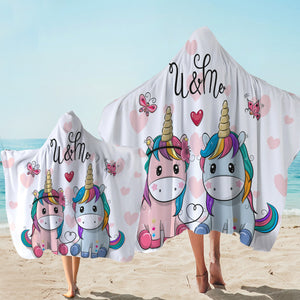 U & Me Love Hooded Towel