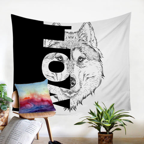 Image of WOLF SW0835 Tapestry