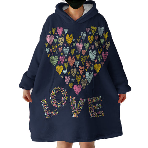 Image of Love SWLF2181 Hoodie Wearable Blanket