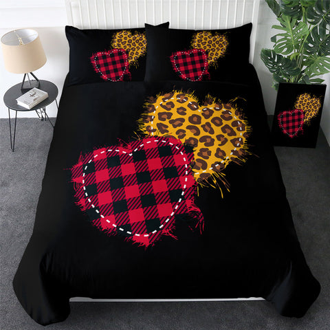 Image of Hear Designs Black Bedding Set - Beddingify