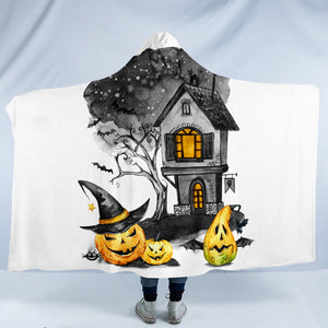 Halloween House SW1101 Hooded Blanket