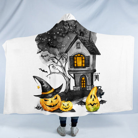 Image of Halloween House SW1101 Hooded Blanket