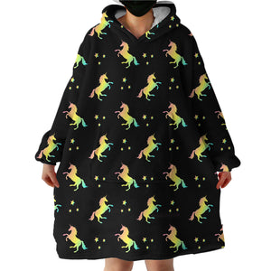 Unicorns SWLF1850 Hoodie Wearable Blanket